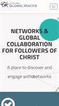 Mobile Screenshot of linkingglobalvoices.com